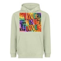 Matcha Pride love is love Heavyweight Hoodie - FaDigitalArtStudio