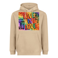 Mushroom Pride love is love Heavyweight Hoodie - FaDigitalArtStudio