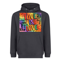 Smoke Pride love is love Heavyweight Hoodie - FaDigitalArtStudio
