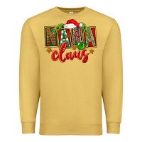 Antique Gold Christmas Nana Claus Mother's Day Premium Sweatshirt - FaDigitalArtStudio