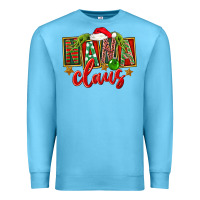 Ocean Blue Christmas Nana Claus Mother's Day Premium Sweatshirt - FaDigitalArtStudio