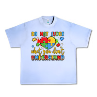 Grape Ice puzzle heart inclusivity message Urban Heavy Tee - LillyAllenDesigns