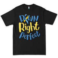 Black down right perfect Premium Tee - MaliasSmallBusiness