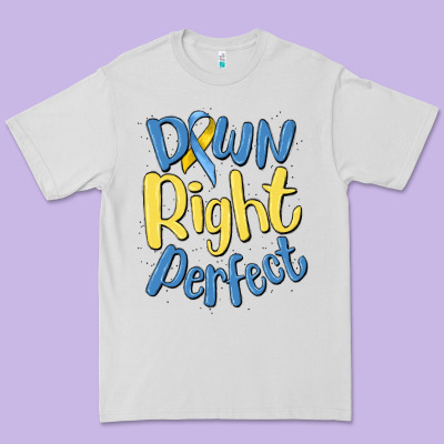 Down Right Perfect Premium Tee Designed By Maliassmallbusiness