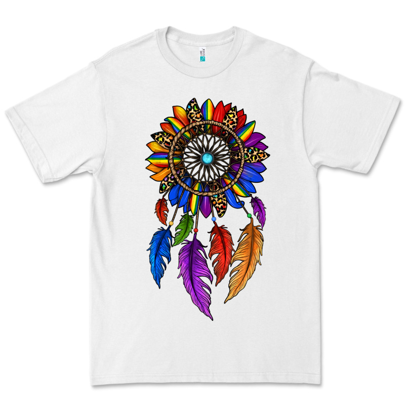 Pride Sunflower Dreamcatcher Premium Tee by JahusDesignShop | Teevron