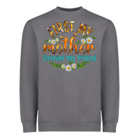 First My Mother Forever My Friend With Daisies Heavyweight Sweatshirt | Teevron