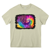 Mossy tie dye leopard glitter background Heavy Core Tee - Jasminsmagicworld