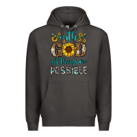 Smoke with god all things are possible Premium Hoodie - OliviaCreatesArt