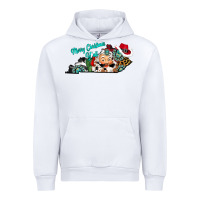 White merry christmas y'all kentucky Urban Hoodie - CowhideDigitalArt