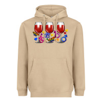 Mushroom pride wine cups Heavyweight Hoodie - FaDigitalArtStudio