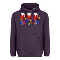 Plum pride wine cups Heavyweight Hoodie - FaDigitalArtStudio