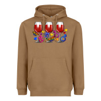Toasted Coconut pride wine cups Heavyweight Hoodie - FaDigitalArtStudio