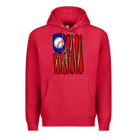 Cardinal leopard baseball flag Premium Hoodie - JahusDesignShop