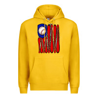 Lemon leopard baseball flag Premium Hoodie - JahusDesignShop