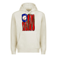 Oatmeal Heather leopard baseball flag Premium Hoodie - JahusDesignShop