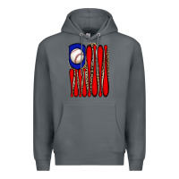 Rock leopard baseball flag Premium Hoodie - JahusDesignShop