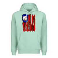 Leopard Baseball Flag Premium Hoodie | Teevron