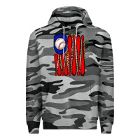 Slate Camo leopard baseball flag Premium Hoodie - JahusDesignShop