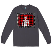 Smoke When You re Dead Inside But It Christmas Skeleton Long Sleeve Tee - Bettercallsaul