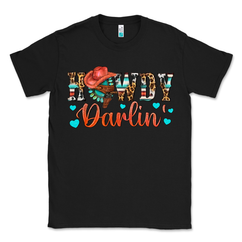 Western Howdy Darlin Classic Tee by BundleAndBundleShop | Teevron