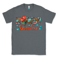 Charcoal Heather Western Howdy Darlin Classic Tee - BundleAndBundleShop