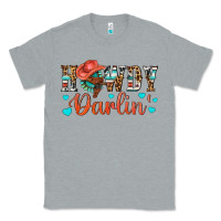 Heather Grey Western Howdy Darlin Classic Tee - BundleAndBundleShop
