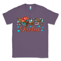 Lavender Western Howdy Darlin Classic Tee - BundleAndBundleShop