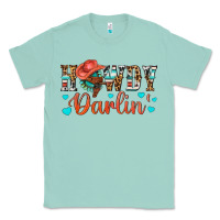 Seafoam Western Howdy Darlin Classic Tee - BundleAndBundleShop