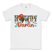 White Western Howdy Darlin Classic Tee - BundleAndBundleShop