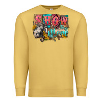 Antique Gold Show mom horse Mother's Day Premium Sweatshirt - FaDigitalArtStudio