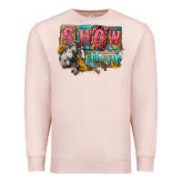Pale Pink Show mom horse Mother's Day Premium Sweatshirt - FaDigitalArtStudio