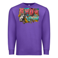 Purple Show mom horse Mother's Day Premium Sweatshirt - FaDigitalArtStudio