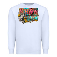 White Show mom horse Mother's Day Premium Sweatshirt - FaDigitalArtStudio