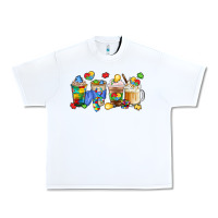 White image title puzzlethemed beverages and accessories Urban Heavy Tee - LillyAllenDesigns