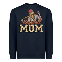 Navy Baseball Mom Heavyweight Sweatshirt - NancyCooperArtShop