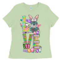 Matcha love easter nurse Ladies Tee - NancyCooperArtShop