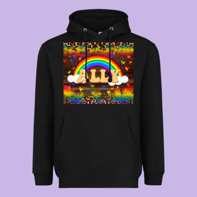 Ally Heavyweight Hoodie Designed By Fadigitalartstudio