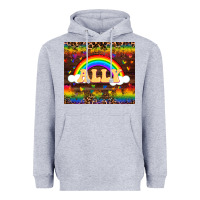Heather Grey Ally Heavyweight Hoodie - FaDigitalArtStudio