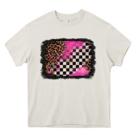 Cream racing leopard background Heavy Core Tee - Jasminsmagicworld