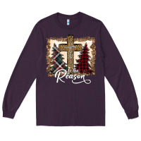 Plum Jesus is the reason Long Sleeve Tee - Bettercallsaul