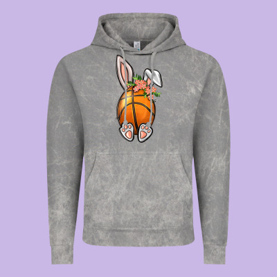 Basketball Easter Bunny Vintage Hoodie Designed By Bundleandbundleshop