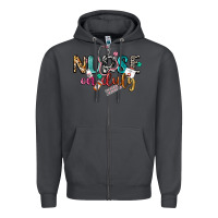Smoke nurse on duty Zipper Hoodie - CowGirlArtShop