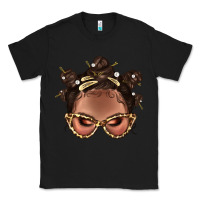 Black Afro Bantu Knots Hairstyles Messy Bun With Clasp Bbs  2 Classic Tee - BundleAndBundleShop