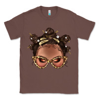 Chestnut Afro Bantu Knots Hairstyles Messy Bun With Clasp Bbs  2 Classic Tee - BundleAndBundleShop
