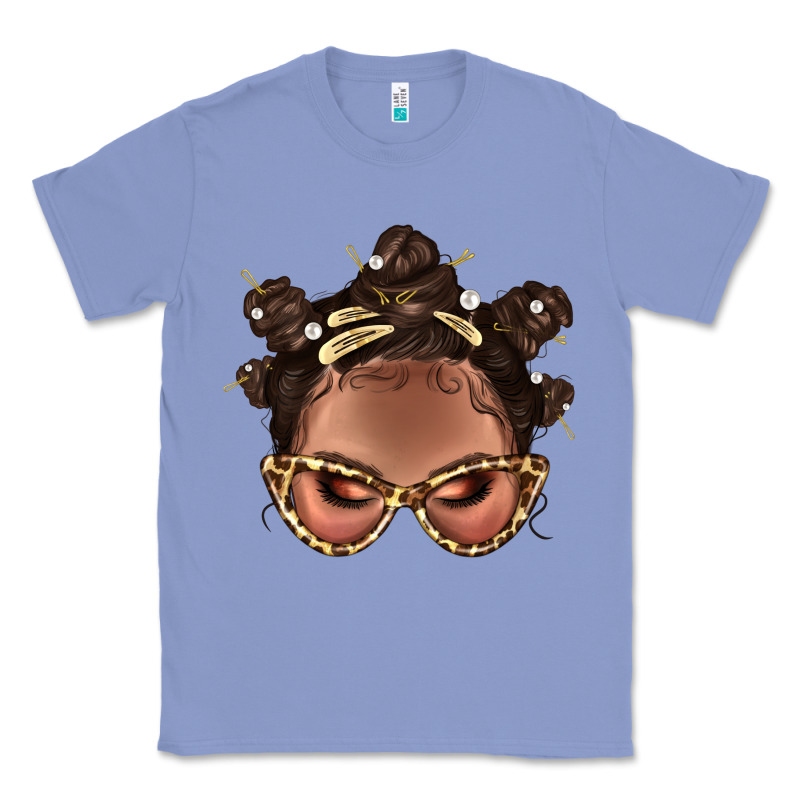 Afro Bantu Knots Hairstyles Messy Bun With Clasp Bbs  2 Classic Tee by BundleAndBundleShop | Teevron