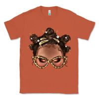 Copper Afro Bantu Knots Hairstyles Messy Bun With Clasp Bbs  2 Classic Tee - BundleAndBundleShop