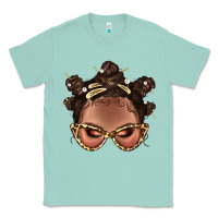 Seafoam Afro Bantu Knots Hairstyles Messy Bun With Clasp Bbs  2 Classic Tee - BundleAndBundleShop