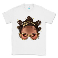White Afro Bantu Knots Hairstyles Messy Bun With Clasp Bbs  2 Classic Tee - BundleAndBundleShop