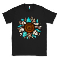 Black sunflower cowhide Classic Tee - JahusDesignShop