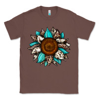 Chestnut sunflower cowhide Classic Tee - JahusDesignShop